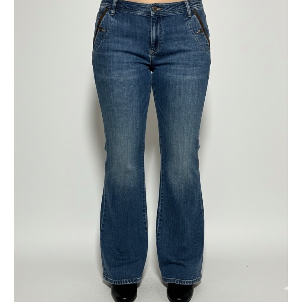 Lauren Jeans Company Ralph Lauren Women Blue Denim‎ Bootcut Jeans 12